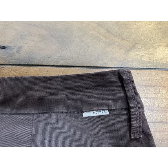 Mother Zip Muse Touch and Go Jeans Womens Size 28 Brown Skinny Ankle Zip - Picture 7 of 11